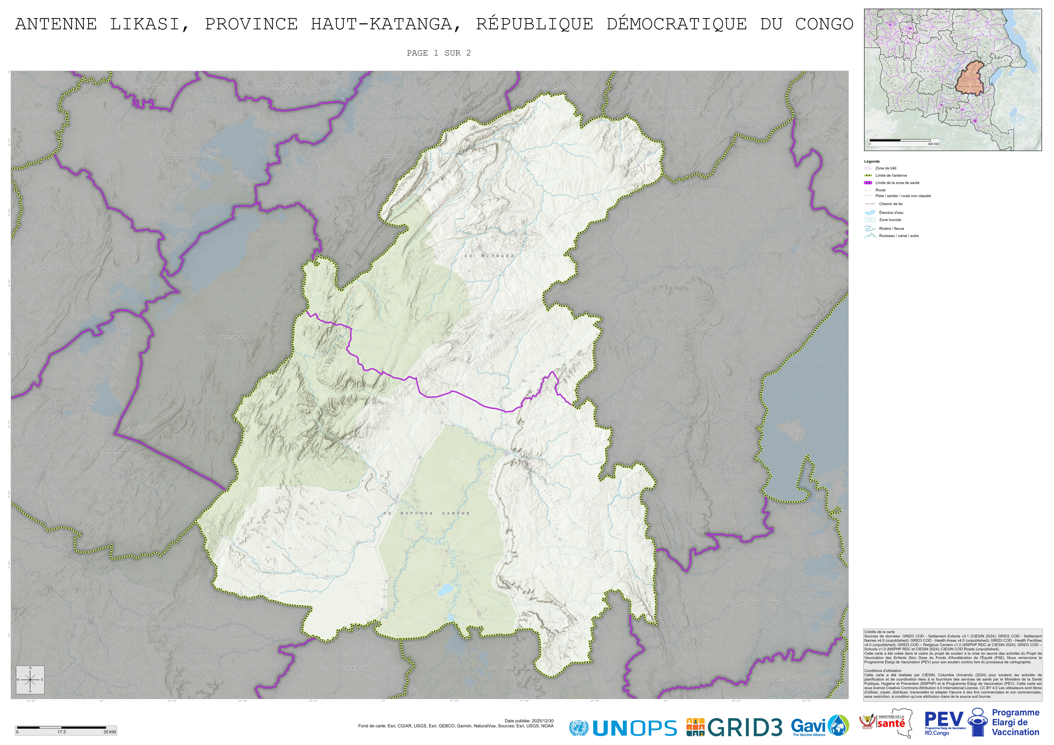 Reference Minimal: Likasi, Haut-Katanga, COD (2025)