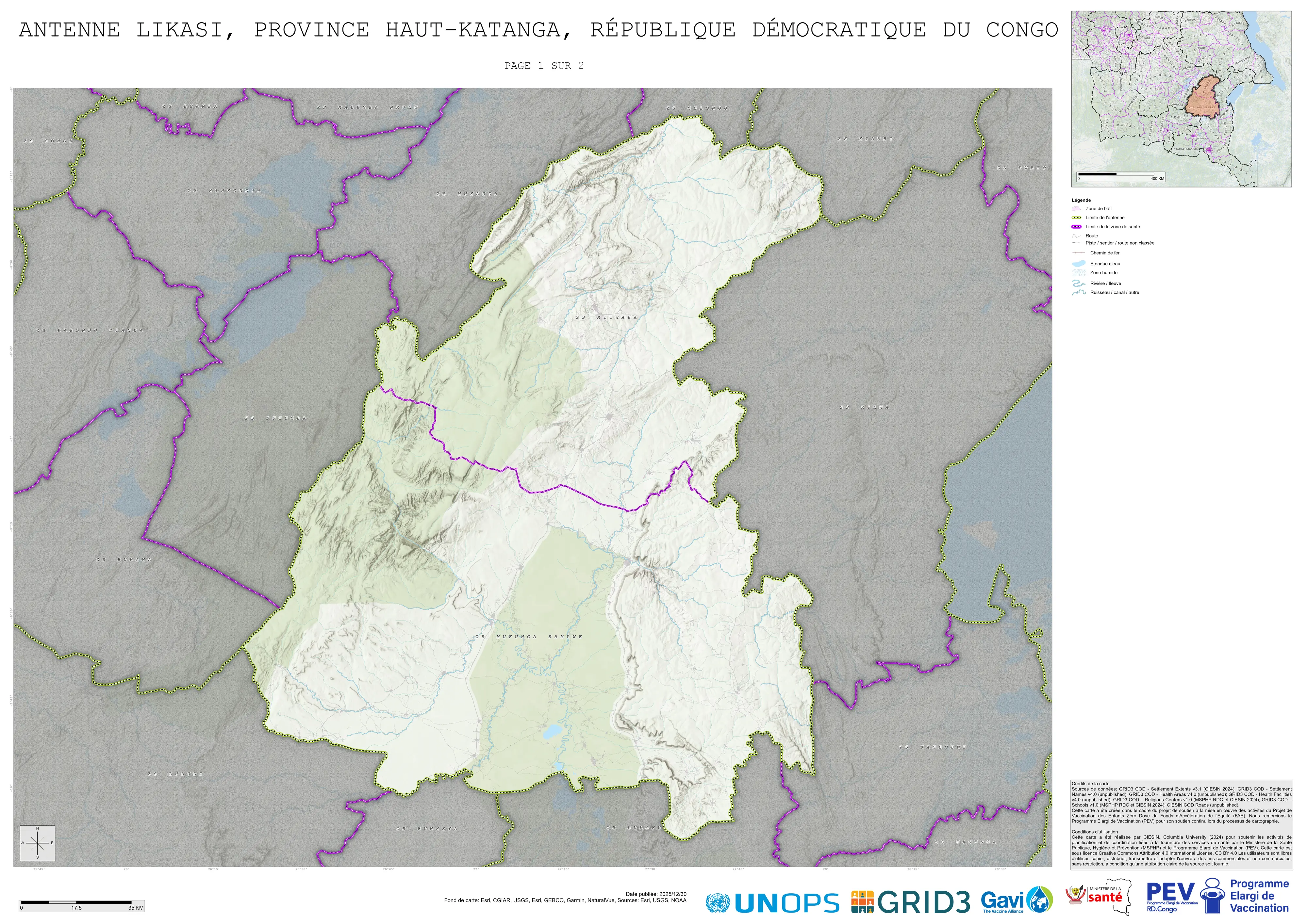 Reference Minimal: Likasi, Haut-Katanga, COD (2025)