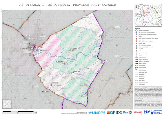 Microplanning: Disanga-1, Kambove, Likasi, Haut-Katanga, COD (2025)
