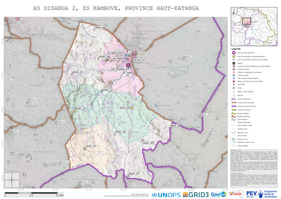 Microplanning: Disanga-2, Kambove, Likasi, Haut-Katanga, COD (2025)