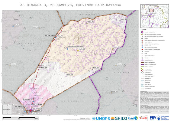 Microplanning: Disanga-3, Kambove, Likasi, Haut-Katanga, COD (2025)