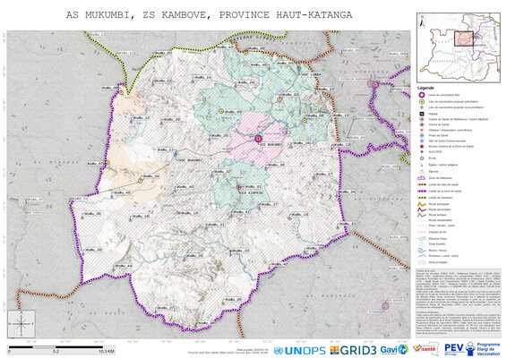 Microplanning: Mukumbi, Kambove, Likasi, Haut-Katanga, COD (2025)