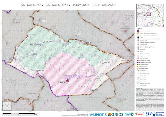 Microplanning: Kapulwa, Kapolowe, Likasi, Haut-Katanga, COD (2025)