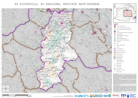 Microplanning: Kidimudilo, Kapolowe, Likasi, Haut-Katanga, COD (2025)