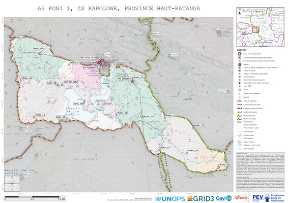 Microplanning: Koni-1, Kapolowe, Likasi, Haut-Katanga, COD (2025)