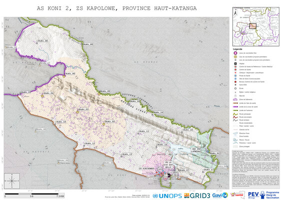 Microplanning: Koni-2, Kapolowe, Likasi, Haut-Katanga, COD (2025)