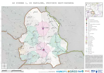 Microplanning: Kyembe-1, Kapolowe, Likasi, Haut-Katanga, COD (2025)