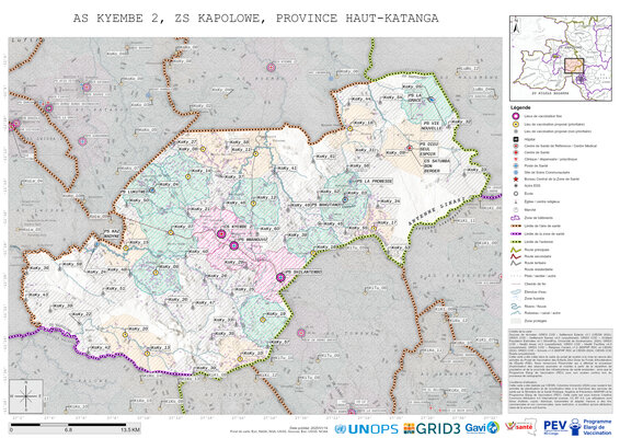Microplanning: Kyembe-2, Kapolowe, Likasi, Haut-Katanga, COD (2025)