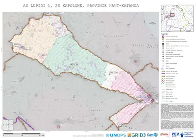 Microplanning: Lupidi-1, Kapolowe, Likasi, Haut-Katanga, COD (2025)