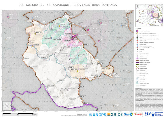 Microplanning: Lwisha-1, Kapolowe, Likasi, Haut-Katanga, COD (2025)