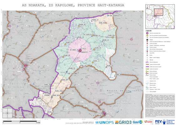 Microplanning: Ndakata, Kapolowe, Likasi, Haut-Katanga, COD (2025)