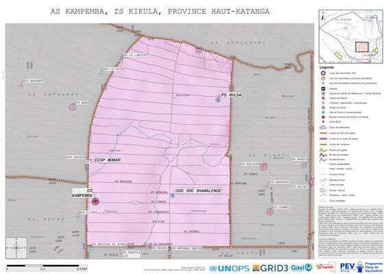 Microplanning: Kampemba, Kikula, Likasi, Haut-Katanga, COD (2025)