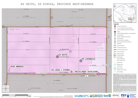 Microplanning: Okito, Kikula, Likasi, Haut-Katanga, COD (2025)