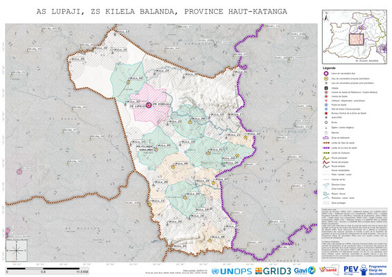 Microplanning: Lupaji, Kilela-Balanda, Likasi, Haut-Katanga, COD (2025)
