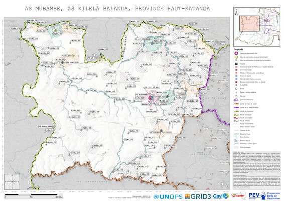 Microplanning: Mubambe, Kilela-Balanda, Likasi, Haut-Katanga, COD (2025)