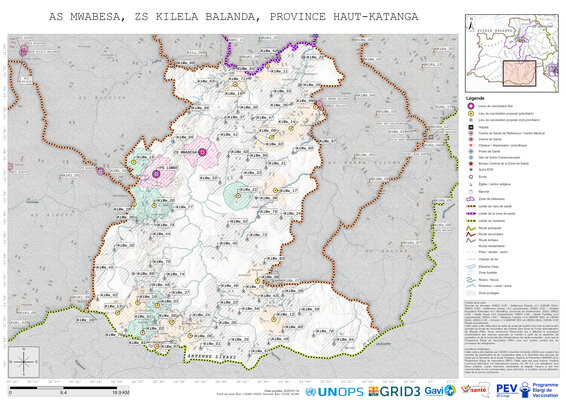 Microplanning: Mwabesa, Kilela-Balanda, Likasi, Haut-Katanga, COD (2025)