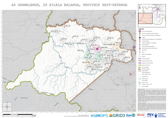 Microplanning: Shamalenge, Kilela-Balanda, Likasi, Haut-Katanga, COD (2025)