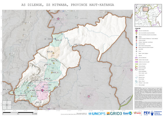 Microplanning: Dilenge, Mitwaba, Likasi, Haut-Katanga, COD (2025)