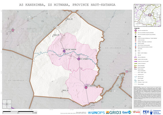 Microplanning: Kanshimba, Mitwaba, Likasi, Haut-Katanga, COD (2025)