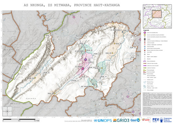 Microplanning: Nkonga, Mitwaba, Likasi, Haut-Katanga, COD (2025)