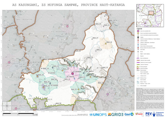 Microplanning: Kasungami, Mufunga-Sampwe, Likasi, Haut-Katanga, COD (2025)