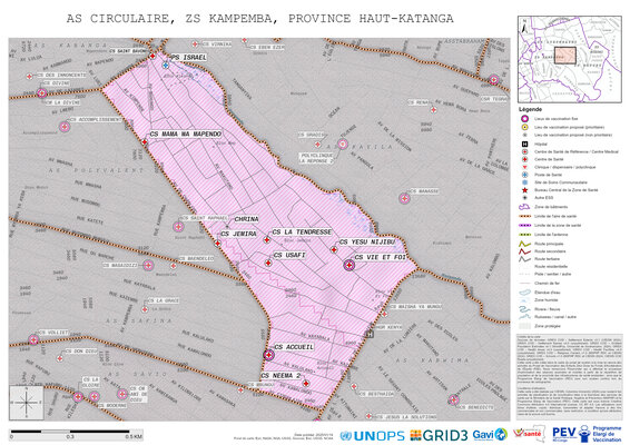 Microplanning: Circulaire, Kampemba, Lubumbashi, Haut-Katanga, COD (2025)