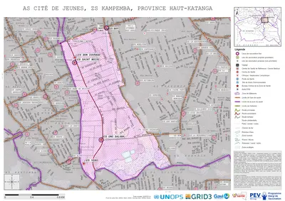 Microplanning: Cit-De-Jeunes, Kampemba, Lubumbashi, Haut-Katanga, COD (2025)