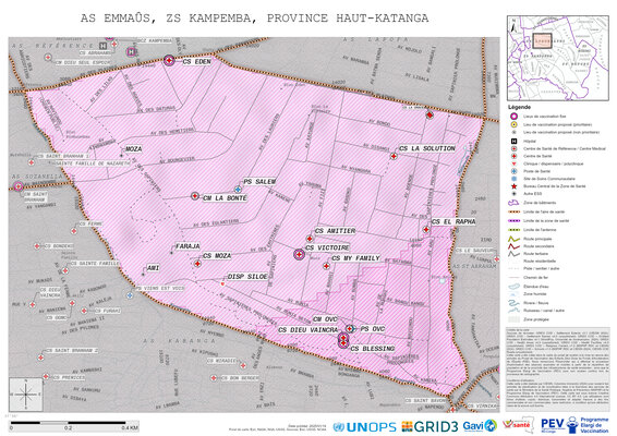 Microplanning: Emmas, Kampemba, Lubumbashi, Haut-Katanga, COD (2025)