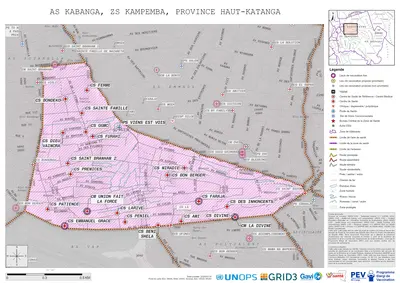 Microplanning: Kabanga, Kampemba, Lubumbashi, Haut-Katanga, COD (2025)