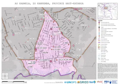 Microplanning: Kabwela, Kampemba, Lubumbashi, Haut-Katanga, COD (2025)
