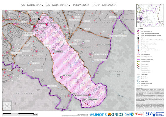 Microplanning: Kabwima, Kampemba, Lubumbashi, Haut-Katanga, COD (2025)