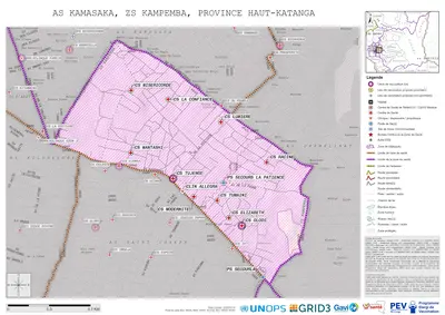 Microplanning: Kamasaka, Kampemba, Lubumbashi, Haut-Katanga, COD (2025)