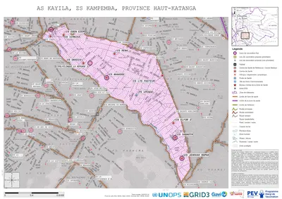 Microplanning: Kayila, Kampemba, Lubumbashi, Haut-Katanga, COD (2025)