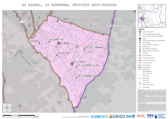 Microplanning: Nsambi, Kampemba, Lubumbashi, Haut-Katanga, COD (2025)
