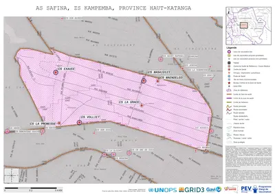 Microplanning: Safina, Kampemba, Lubumbashi, Haut-Katanga, COD (2025)