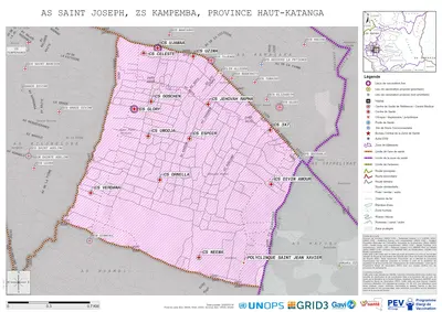 Microplanning: Saint-Joseph, Kampemba, Lubumbashi, Haut-Katanga, COD (2025)