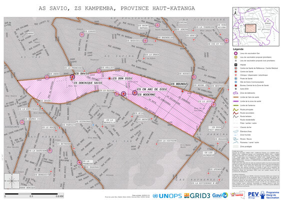 Microplanning: Savio, Kampemba, Lubumbashi, Haut-Katanga, COD (2025)