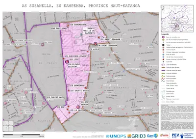 Microplanning: Suzanella, Kampemba, Lubumbashi, Haut-Katanga, COD (2025)