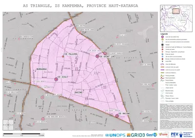Microplanning: Triangle, Kampemba, Lubumbashi, Haut-Katanga, COD (2025)