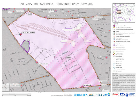 Microplanning: Vap, Kampemba, Lubumbashi, Haut-Katanga, COD (2025)