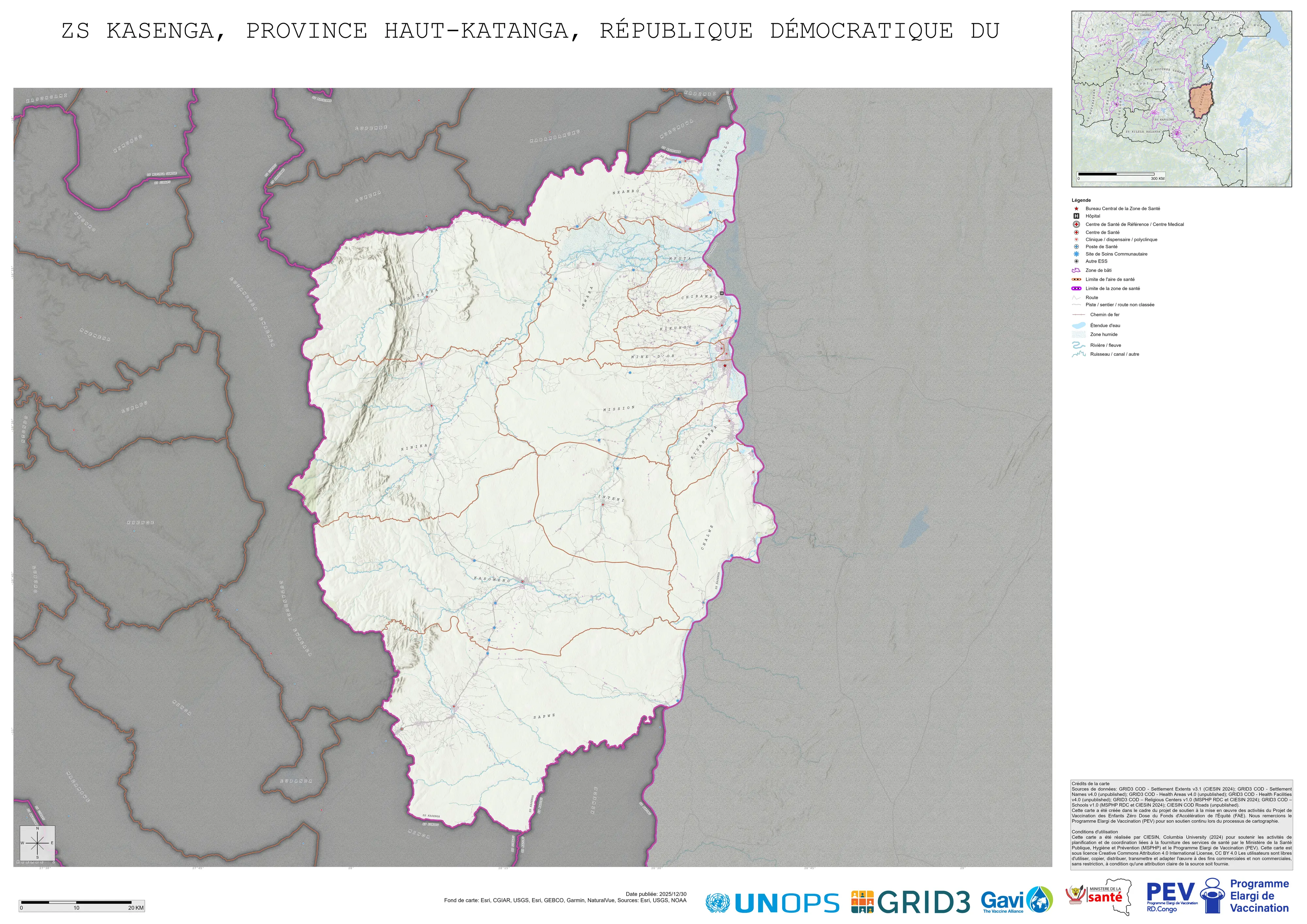 Reference Minimal: Kasenga, Lubumbashi, Haut-Katanga, COD (2025)