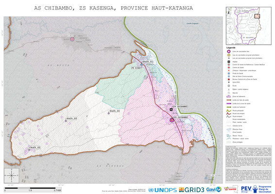 Microplanning: Chibambo, Kasenga, Lubumbashi, Haut-Katanga, COD (2025)