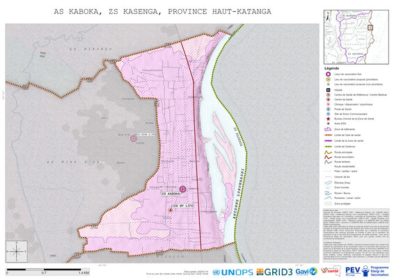 Microplanning: Kaboka, Kasenga, Lubumbashi, Haut-Katanga, COD (2025)
