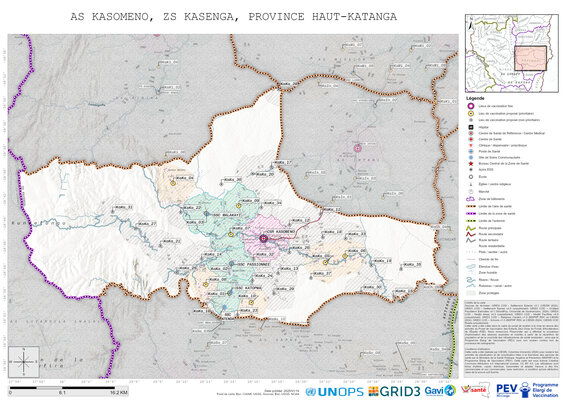 Microplanning: Kasomeno, Kasenga, Lubumbashi, Haut-Katanga, COD (2025)