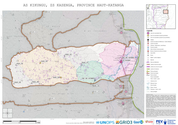 Microplanning: Kikungu, Kasenga, Lubumbashi, Haut-Katanga, COD (2025)