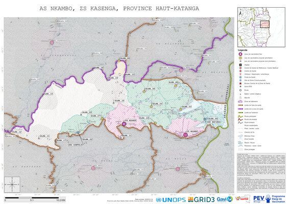 Microplanning: Nkambo, Kasenga, Lubumbashi, Haut-Katanga, COD (2025)