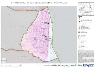 Microplanning: Kashobwe, Kashobwe, Lubumbashi, Haut-Katanga, COD (2025)