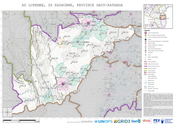 Microplanning: Lupembe, Kashobwe, Lubumbashi, Haut-Katanga, COD (2025)