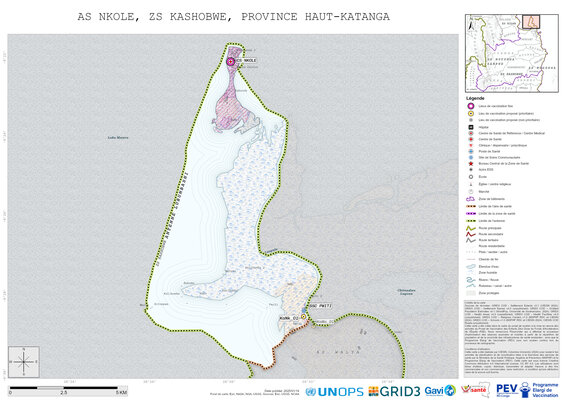 Microplanning: Nkole, Kashobwe, Lubumbashi, Haut-Katanga, COD (2025)