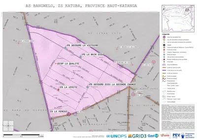 Microplanning: Bangwelo, Katuba, Lubumbashi, Haut-Katanga, COD (2025)